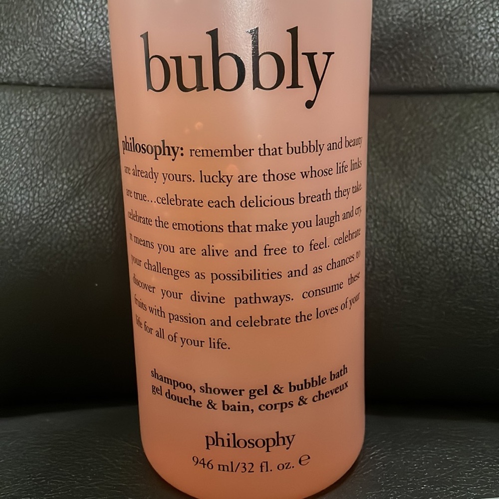 NEW Philosophy Bubbly 32 oz sealed shampoo, shower gel & bubble bath - Picture 2 of 3